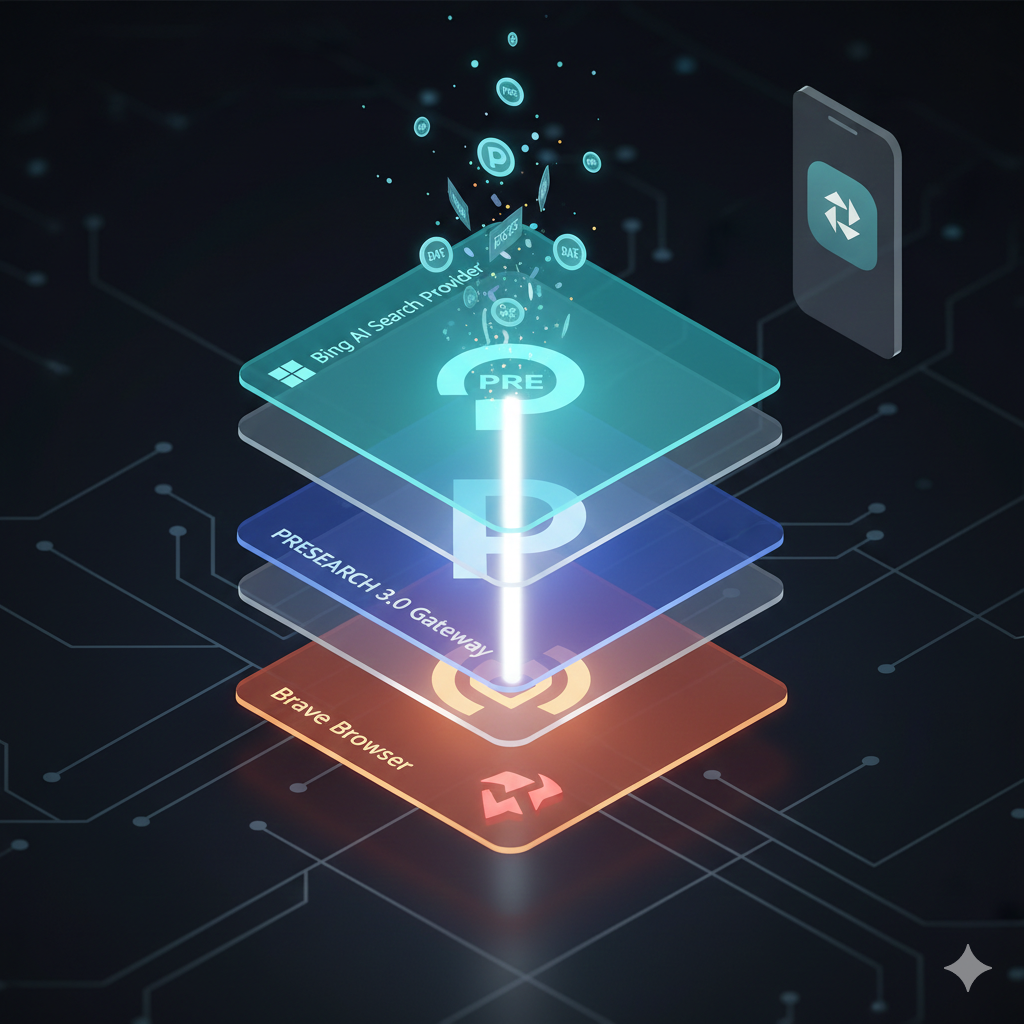 A 3D diagram of the 2026 Triple-Layer Stacking method to maximize search engine rewards on Earnfy.